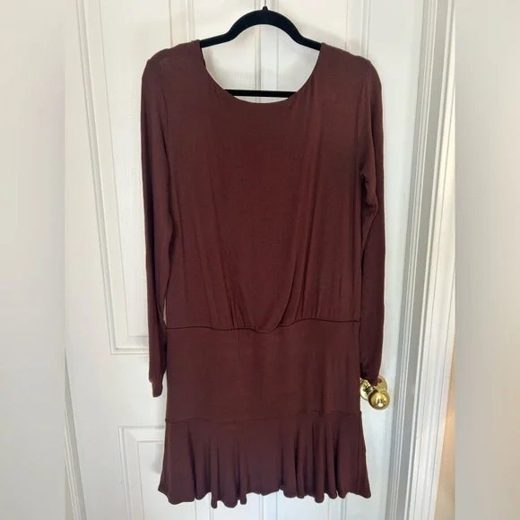 Bailey 44 Zoe Sweater Dress in Brown Size Medium - Picture 2 of 6